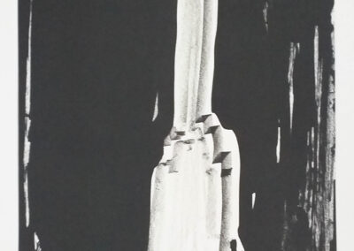 La cascada I. Litografía. 23 x 33 cms. 2010