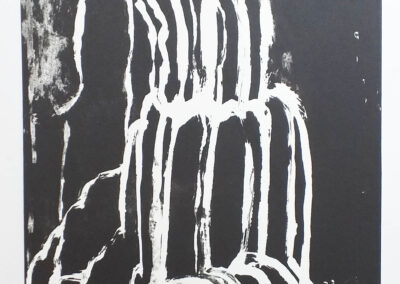 La cascada IV. Litografía. 23 x 33 cms. 2010